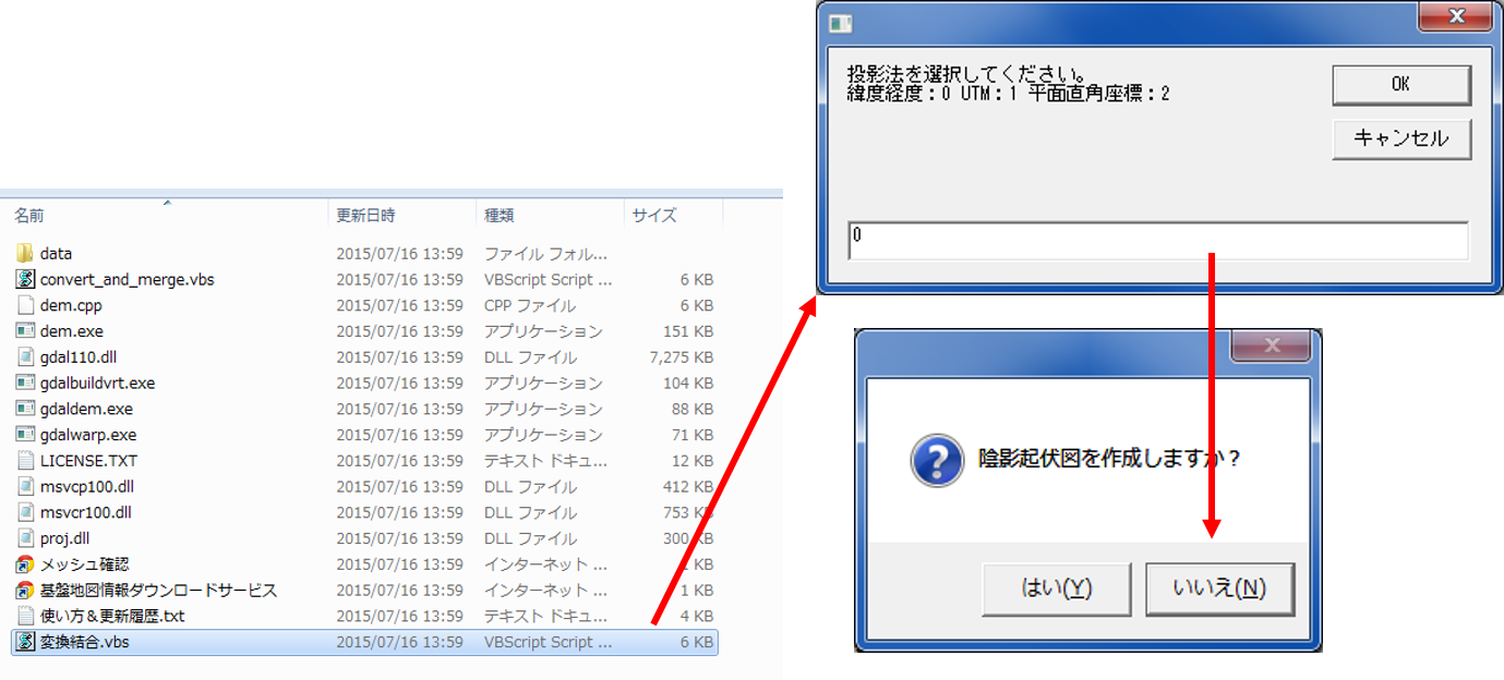 既存データの地図データと属性データ Gis実習オープン教材