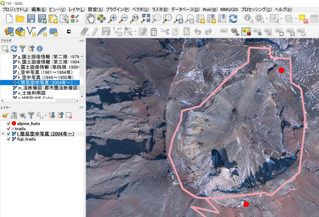 空間データの統合 修正 Gis実習オープン教材