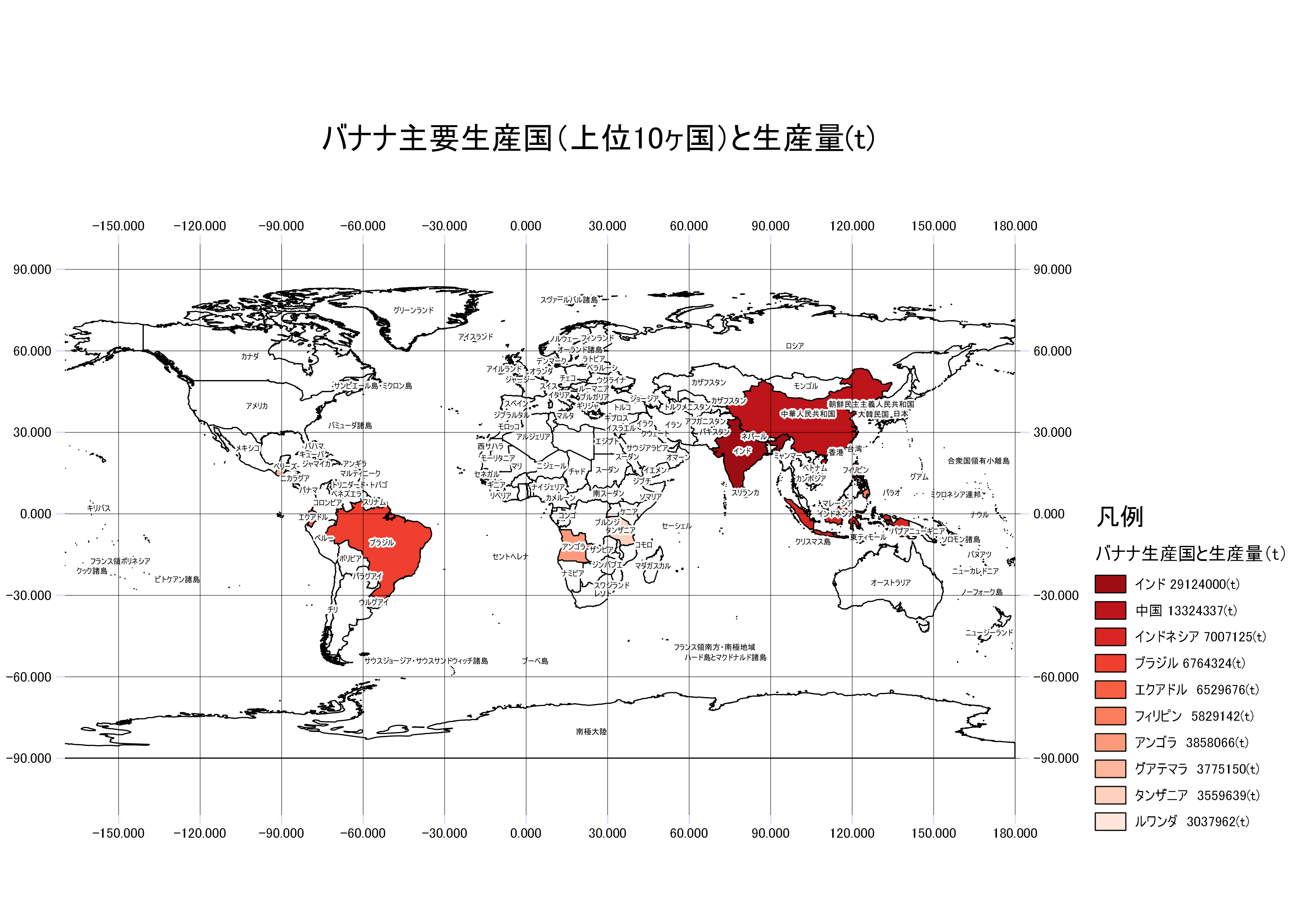 日本と世界の統計情報の可視化 Gis実習オープン教材